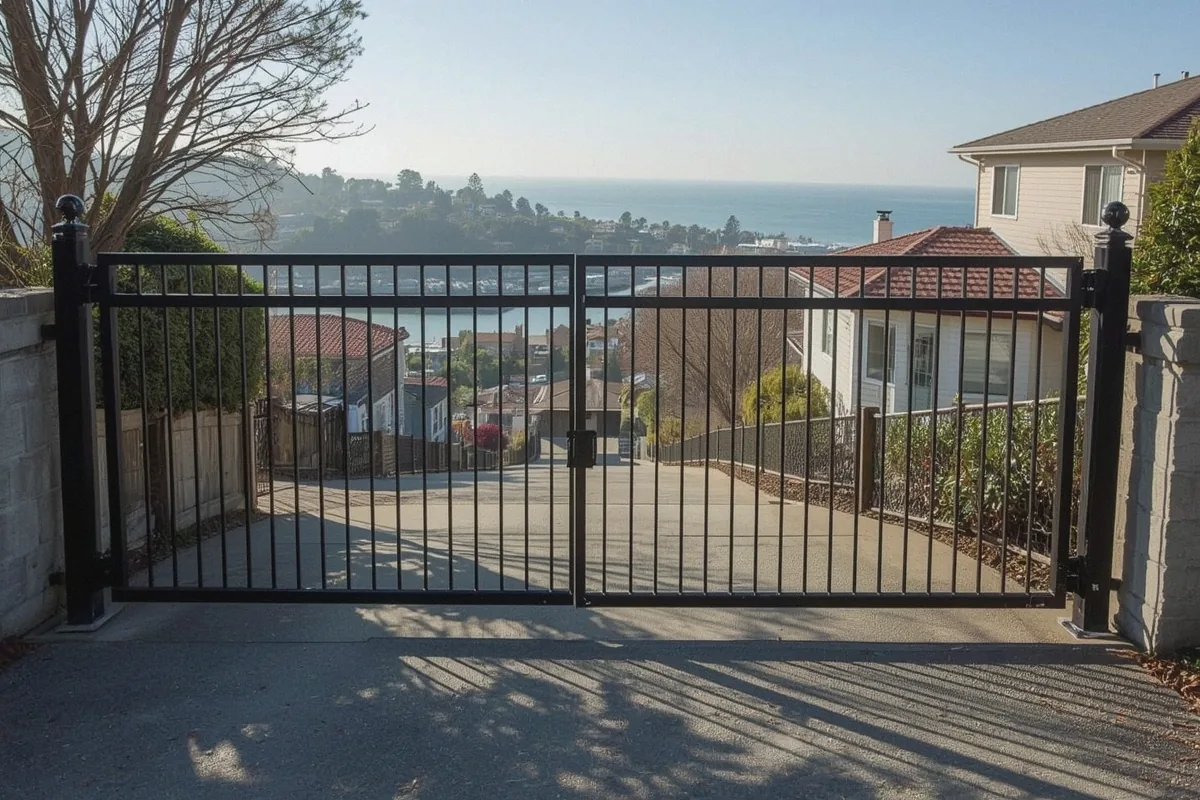 Automatic Electric Gate Installation at a property in Benicia, CA