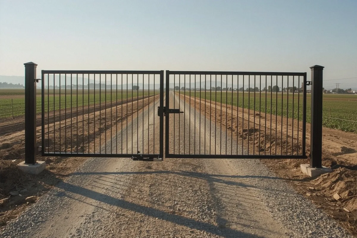 Automatic Electric Gate Installation at a property in Dixon, CA