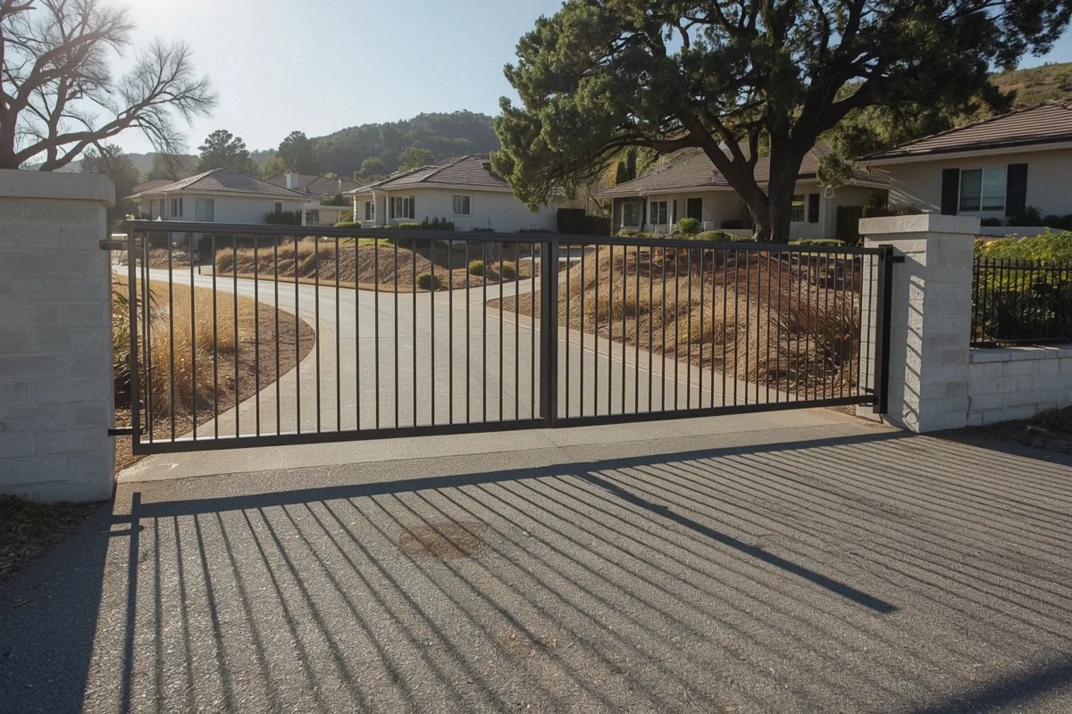 Automatic Electric Gate Installation at a property in Fairfield, CA