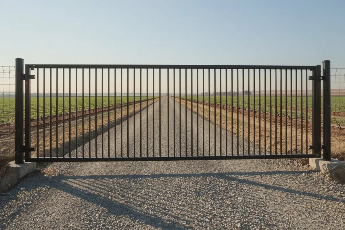Commercial and Industrial Gates at a property in Dixon, CA