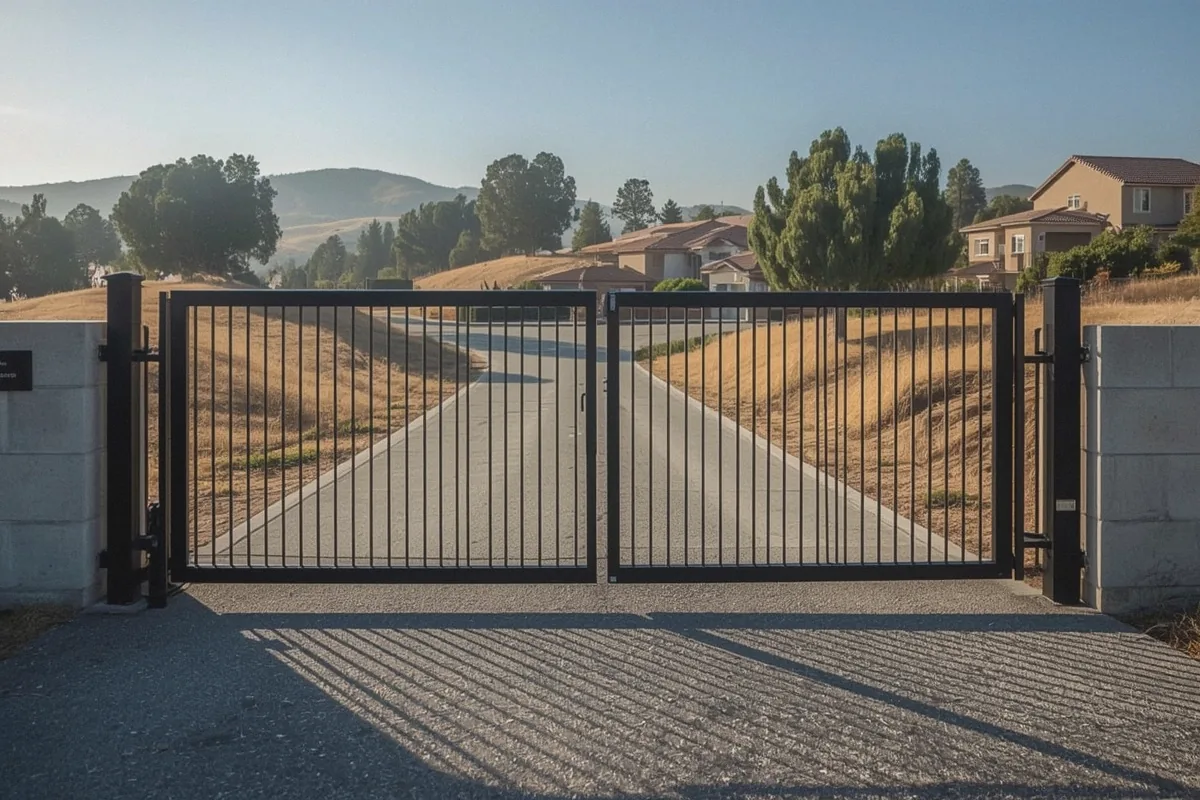 Commercial and Industrial Gates at a property in Fairfield, CA