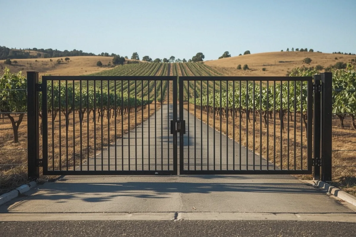 Commercial and Industrial Gates at a property in Winters, CA