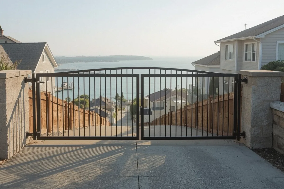 Custom Metal Gate Fabrication at a property in Benicia, CA