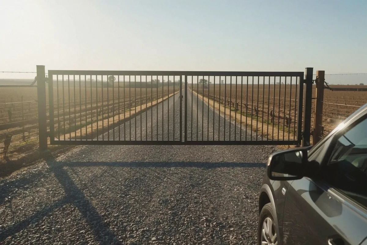 Custom Metal Gate Fabrication at a property in Dixon, CA