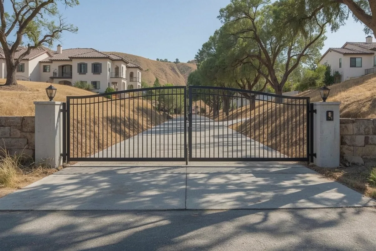 Custom Metal Gate Fabrication at a property in Fairfield, CA