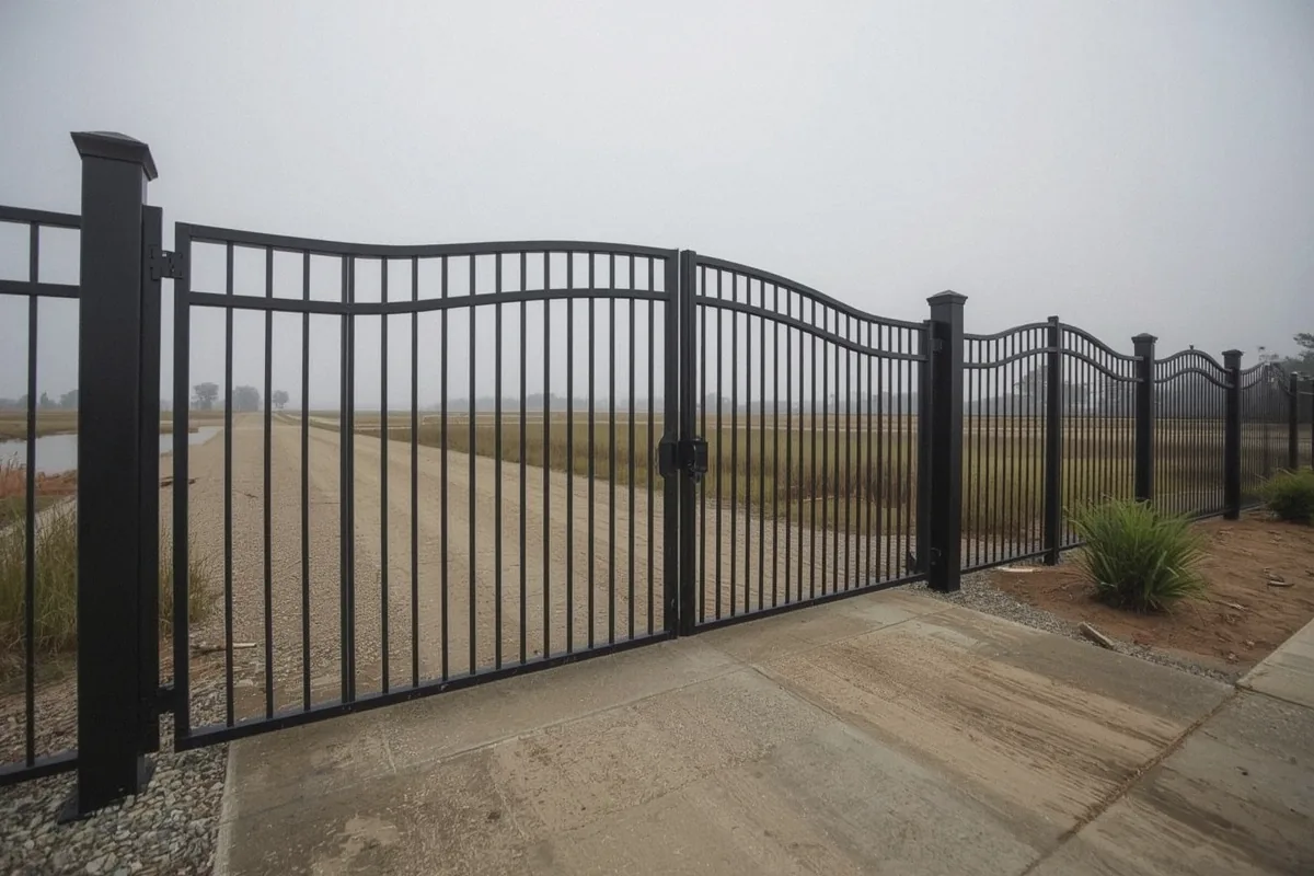 Custom Metal Gate Fabrication at a property in Suisun City, CA