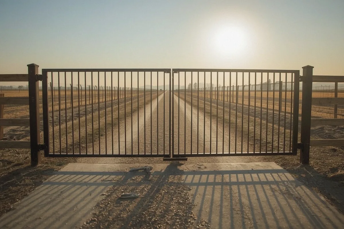 Driveway Gate Installation at a property in Dixon, CA