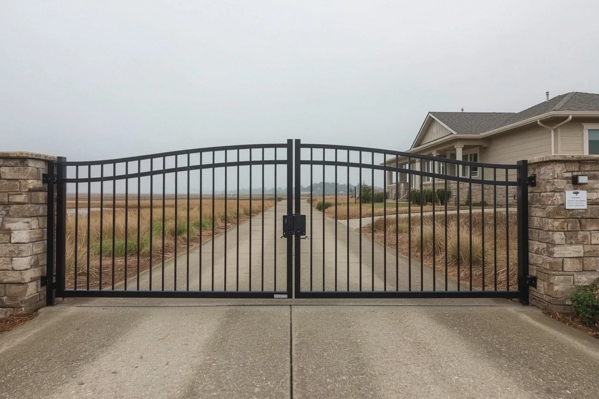 Driveway Gate Installation at a property in Suisun City, CA