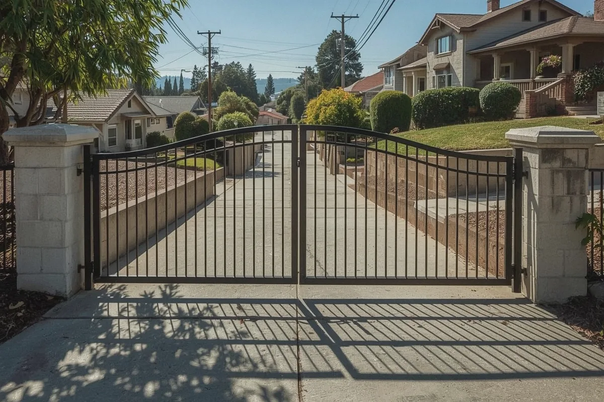 Driveway Gate Installation at a property in Vallejo, CA