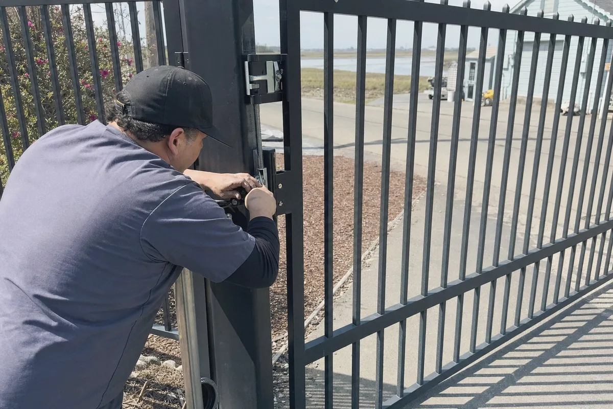 Gate Repair at a property in Suisun City, CA