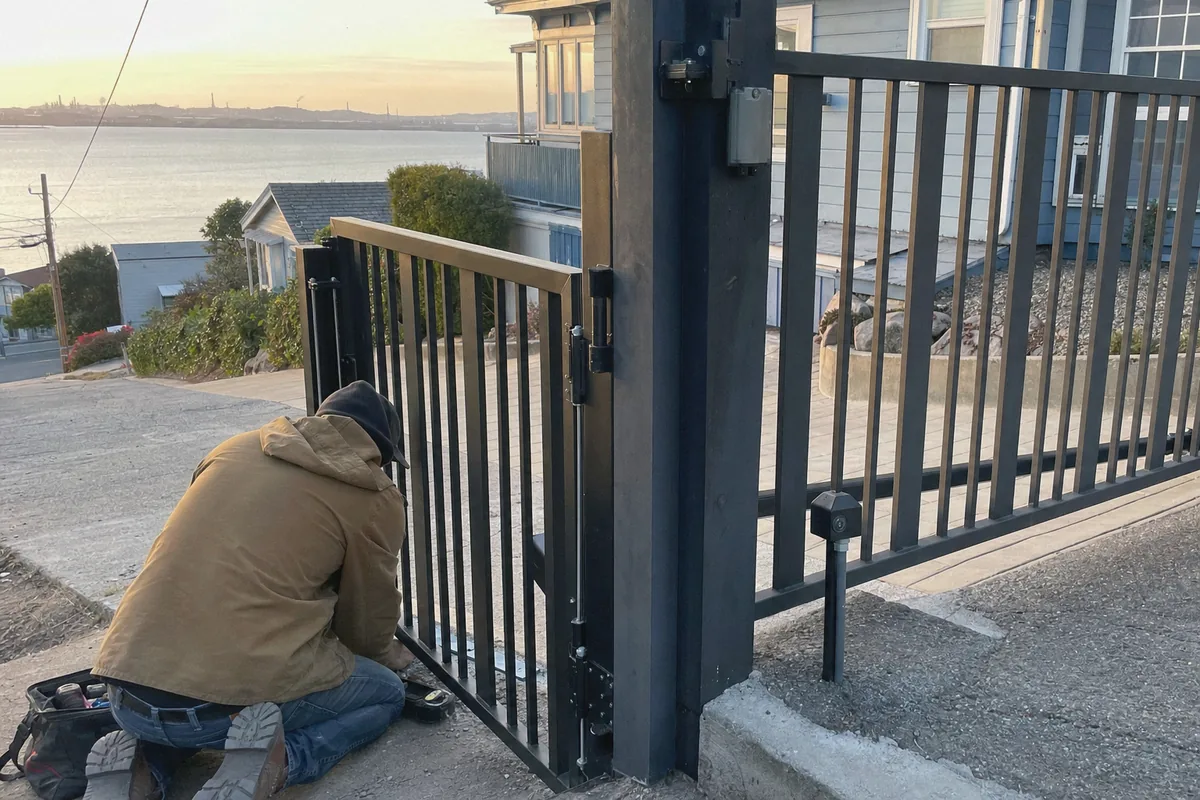 Gate Repair at a property in Vallejo, CA