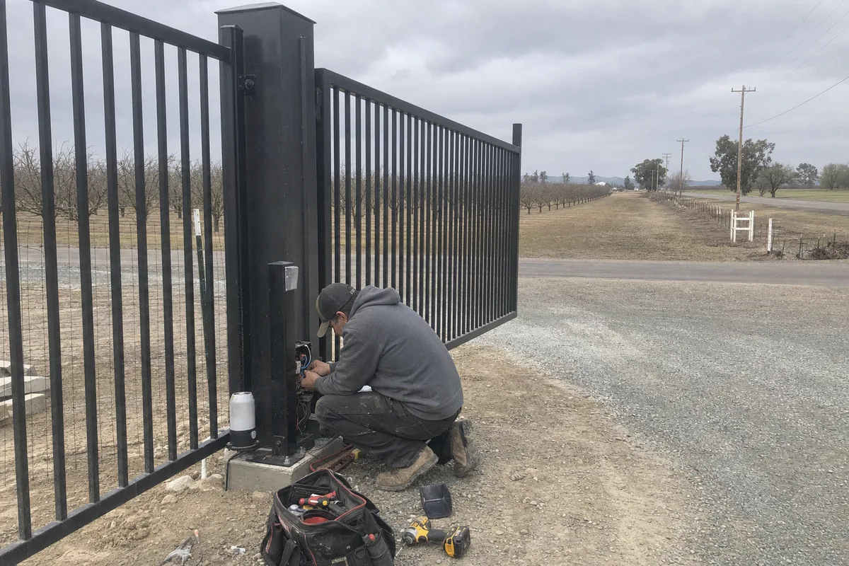 Gate Repair at a property in Winters, CA