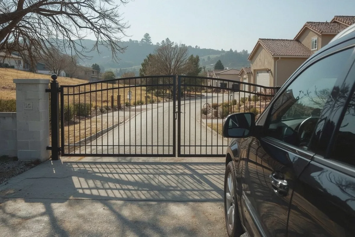 Manual Swing or Sliding Gates at a property in Fairfield, CA
