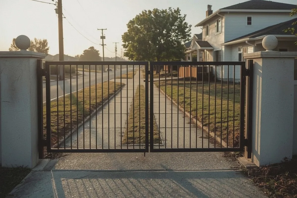 Manual Swing or Sliding Gates at a property in Suisun City, CA