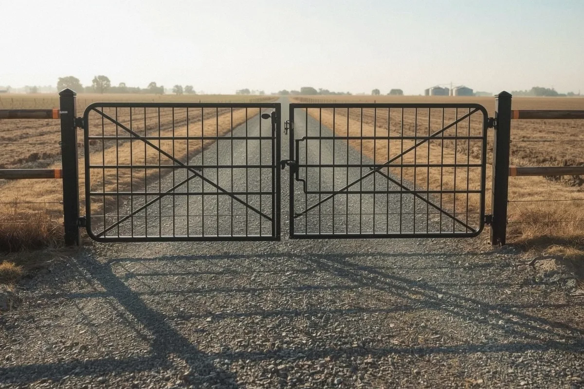Pedestrian Gate Installation at a property in Dixon, CA