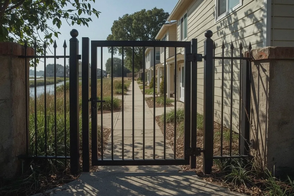 Pedestrian Gate Installation at a property in Suisun City, CA