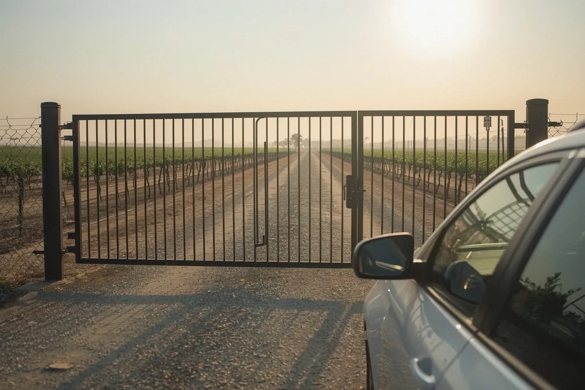 Security Gates and Access Control at a property in Dixon, CA
