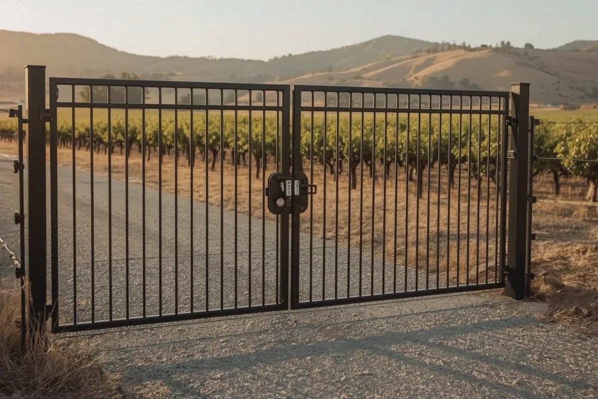 Security Gates and Access Control at a property in Winters, CA