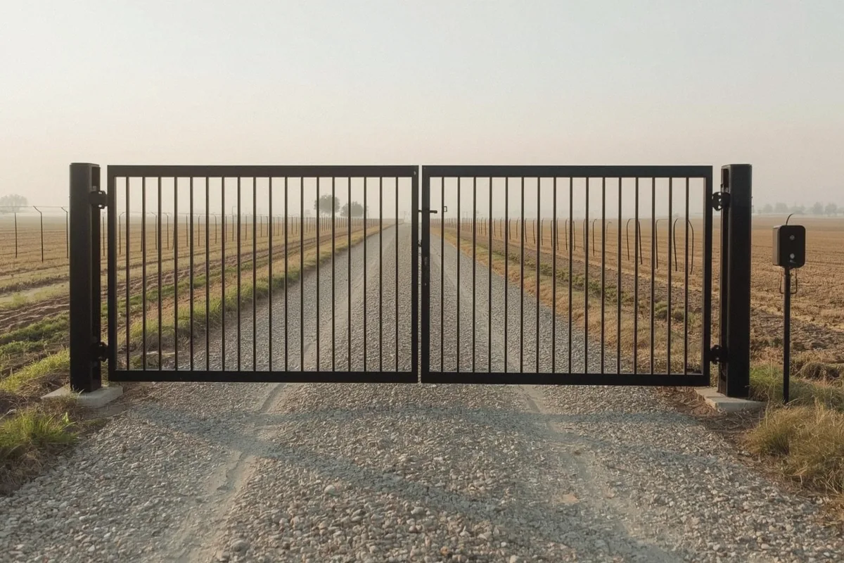 Smart Metal Gate Installation at a property in Dixon, CA