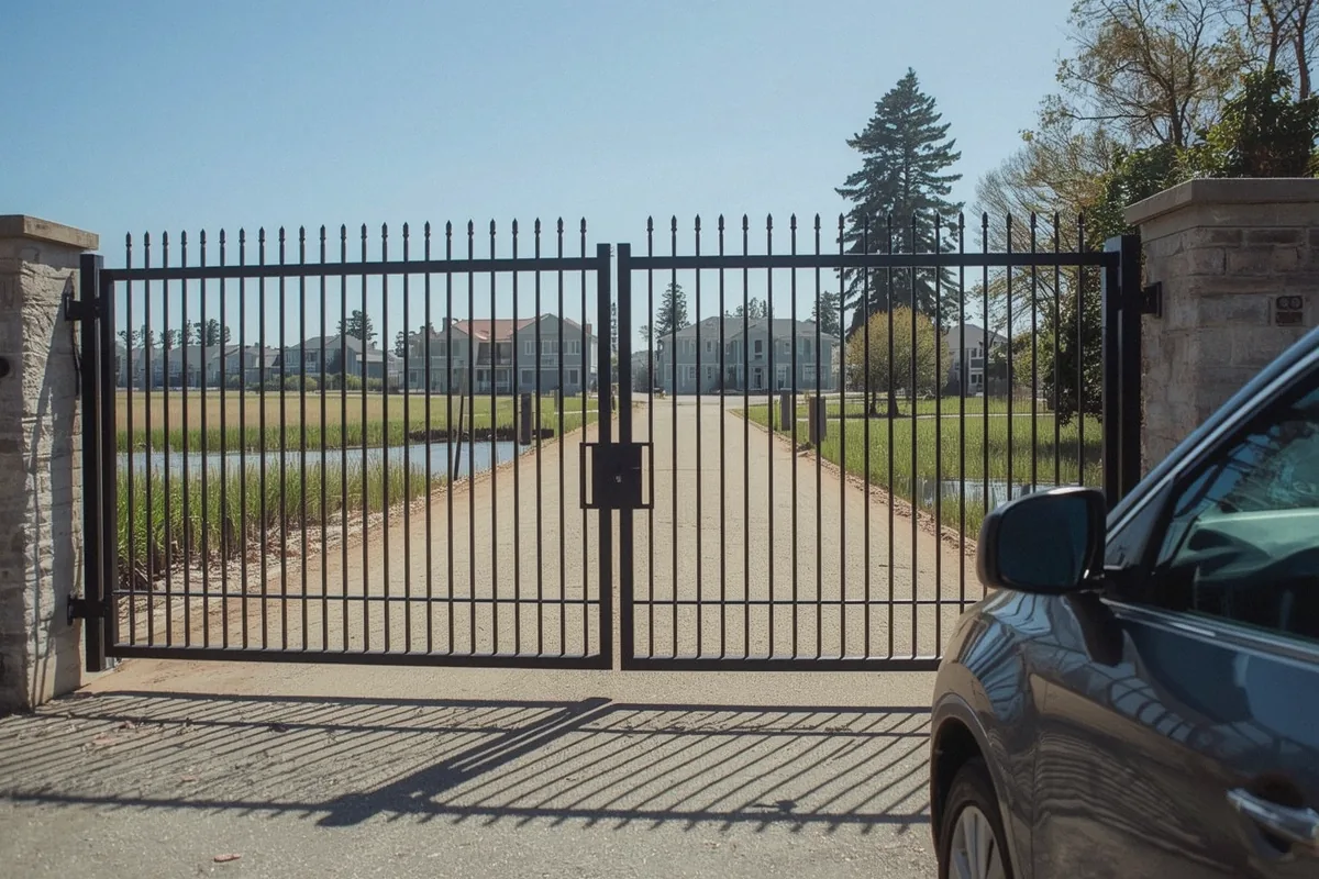 Smart Metal Gate Installation at a property in Suisun City, CA