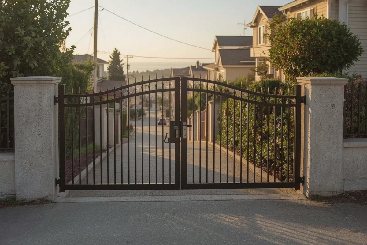 Smart Metal Gate Installation at a property in Vallejo, CA