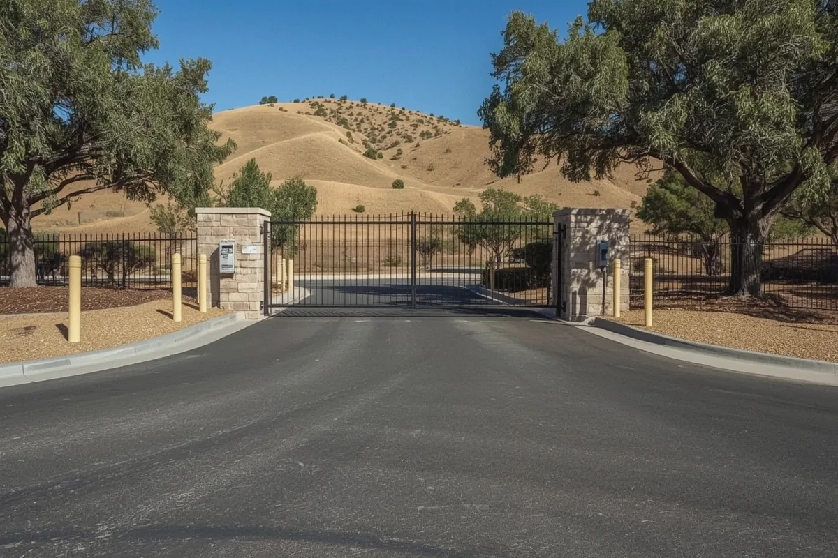 Completed security gates and access control project in Vacaville, CA
